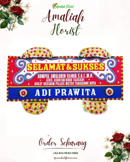 Papan Bunga Ucapan Selamat Deudeul